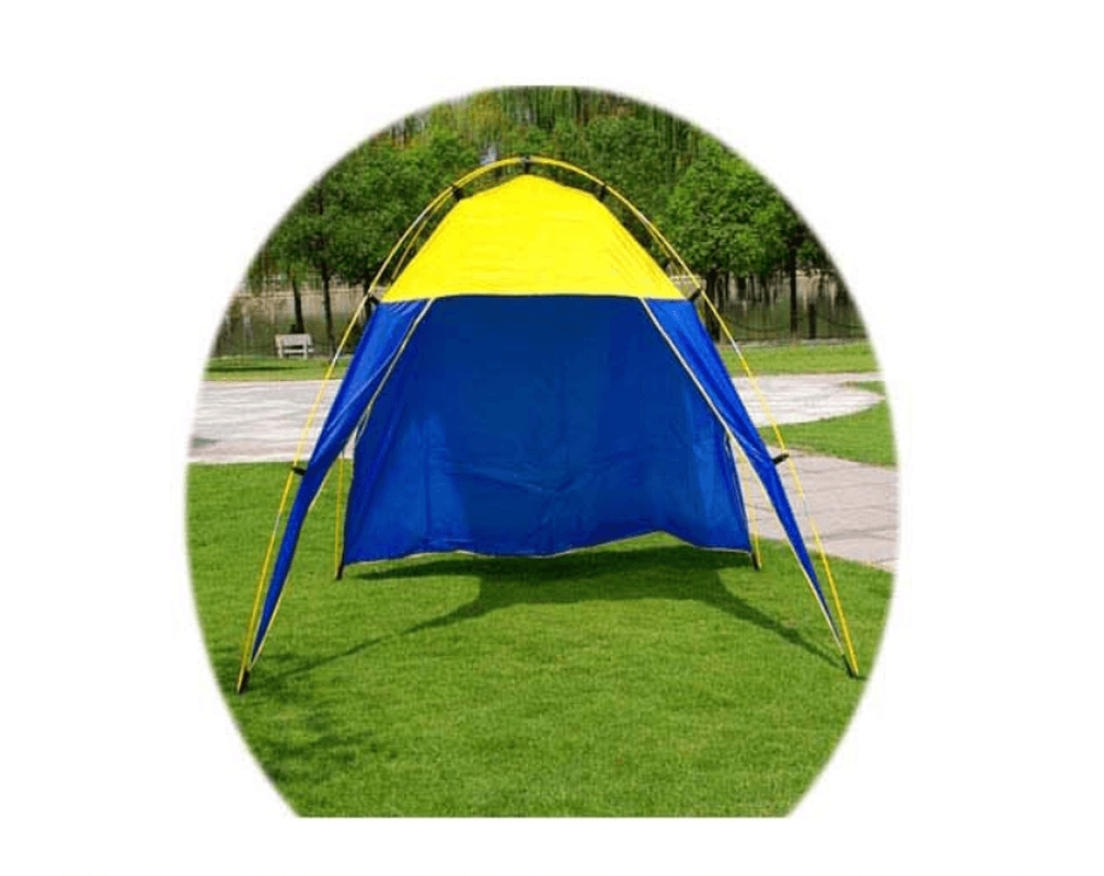 Camping Tent Sunshade Waterproof Tent Outdoor Canopy Beach Shelter Sunscreen Tent for Camping Hiking Fishing Bearing 5-8 People - Trendha