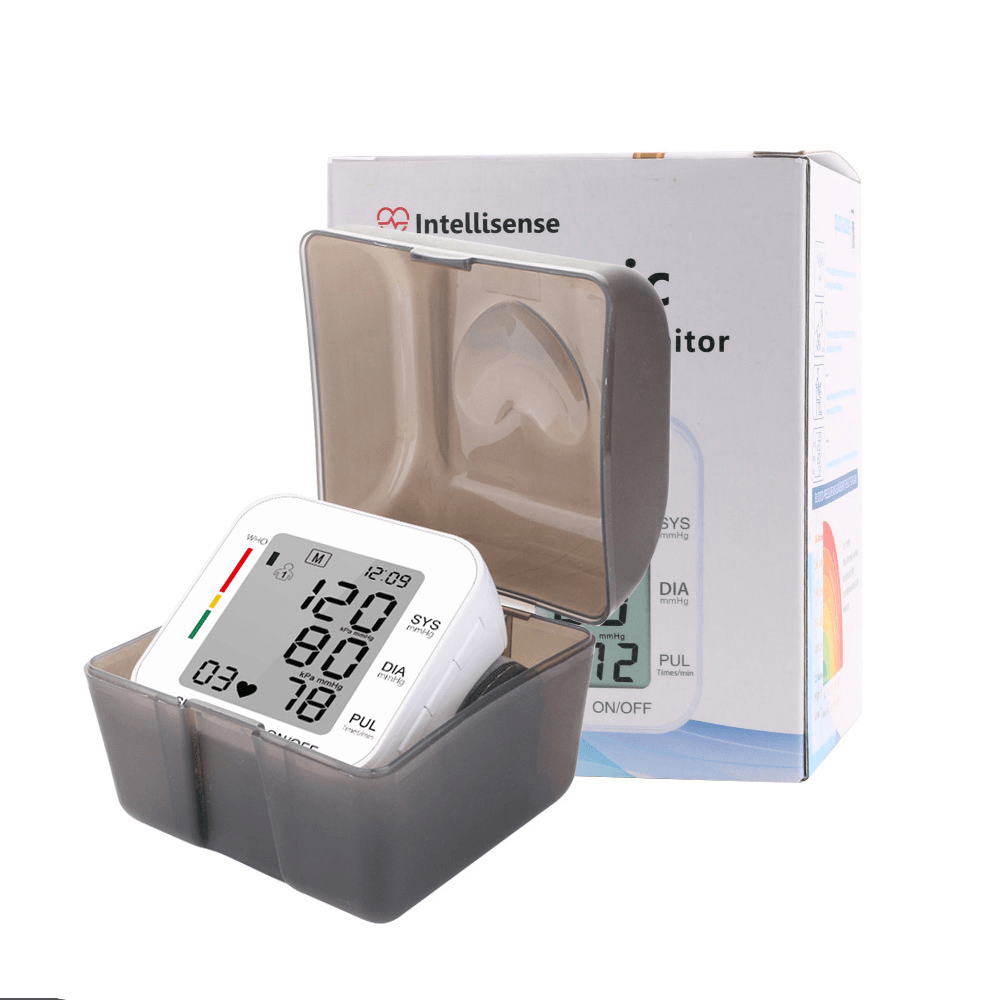 Electric Digital High Precision Blood Pressure Monitor Pulse Heart Beat Rate Meter Device Medical Equipment Tonometer BP Mini Sphygmomanometer - Trendha