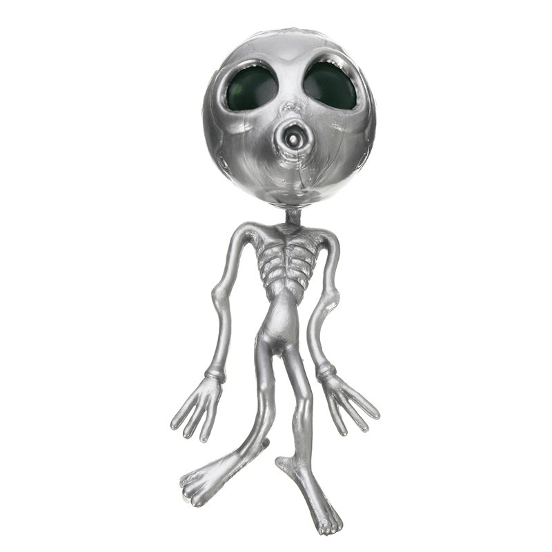 Alien ET Skeleton Squishy Squeeze Rubber Water Ball Stress Reliever Decompress Toy Gift - Trendha