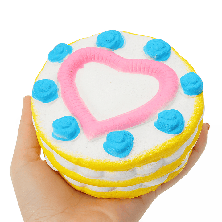 2PCS Jumbo Squishy Love Cake 12Cm Slow Rising Collection Gift Decor Toy - Trendha