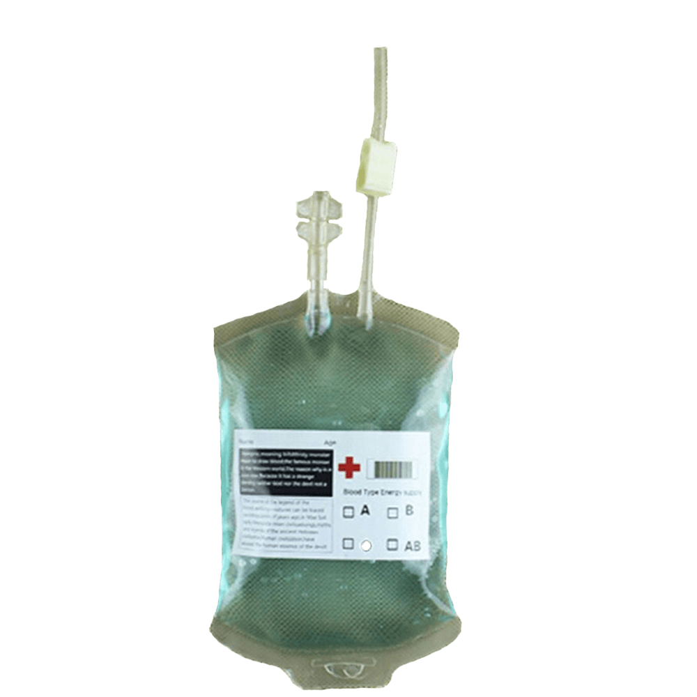 350ML Vampire Transparent Blood Bag PVC Reusable Blood Juice Energy Drink for Halloween Decorations - Trendha