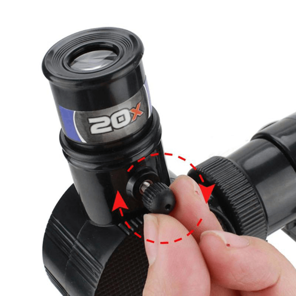 HD 20X 30X 40X Times Refractor Eyepiece Astronomical Telescope with Tripod Science Experiment Toys for Children Gift - Trendha