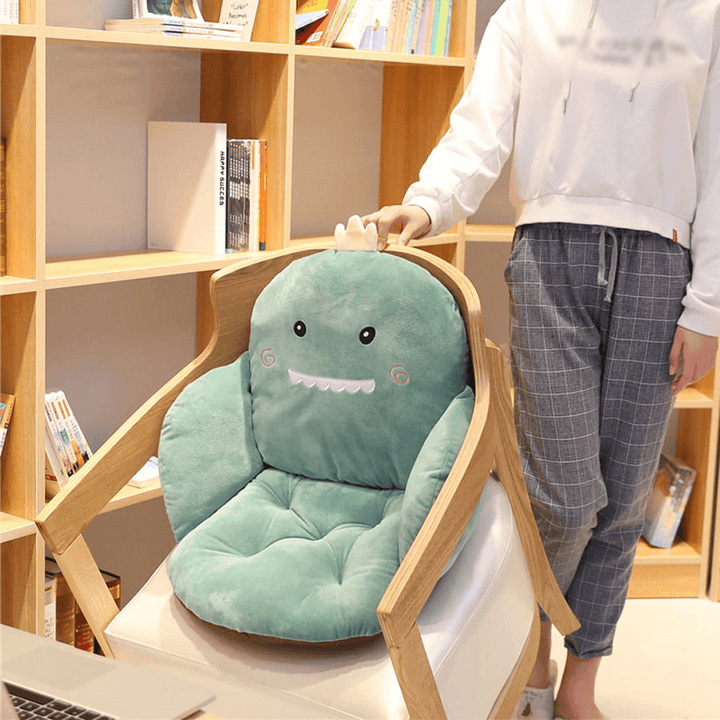 Soft Cartoon Seat Chair Cushion Waist Lumbar Pillow Waist Support for Home Office - Trendha