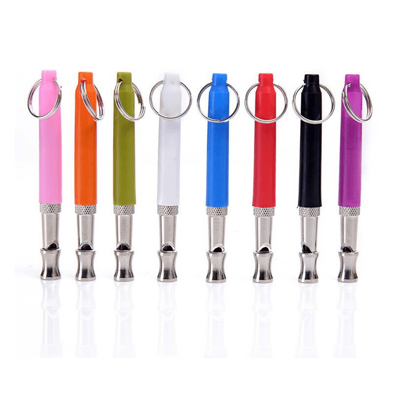 Adjustable Pet Dogs Whistle anti Bark Ultrasonic Sound Dogs Training Flute Pet Trainer Control Tools - Trendha
