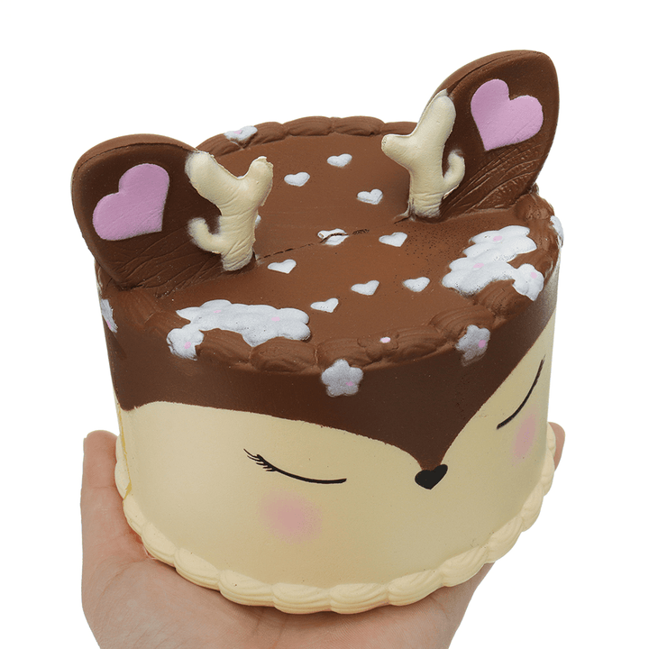 Antler Cake Squishy Toy 11.5*12.5 CM Slow Rising with Packaging Collection Gift - Trendha