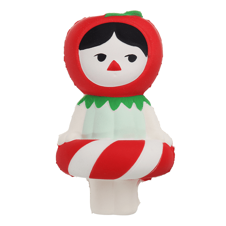 Christmas Gift Cherry Girl Squishy 13.5*8CM Slow Rising Soft Collection Gift Decor Toy with Packaging Collection - Trendha