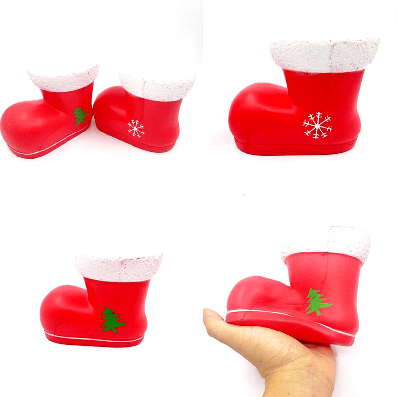 Chameleon Squishy Christmas Boots Santa Clause Boot Slow Rising with Packaging Gift Decor Toy - Trendha