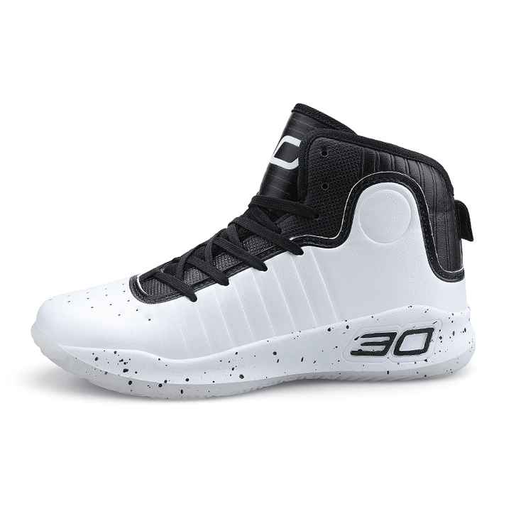 Men High Top Wearable Breathable Casual Sport Basketball Sneakers - Trendha