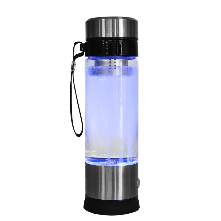500Ml Portable Hydrogen-Rich Water Maker Cup Bottle Ionizer Generator Bottle - Trendha