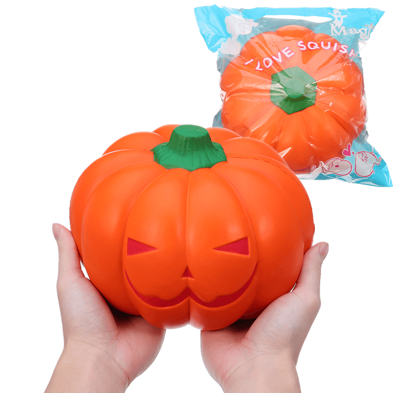 Humongous Squishy Giant Pumpkin 20CM Vegetables Jumbo Toys Gift Collection with Packaging - Trendha