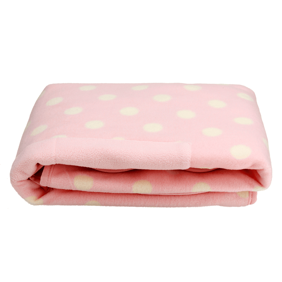 Peepee BW-503 Electric Heated Blanket 88X65Cm USB Charging Knee Pad Car Shawl Removable Pet Mat-Pink/Blue - Trendha