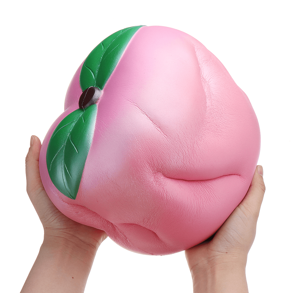 Huge Peach Squishy Jumbo 25*23CM Fruit Slow Rising Soft Toy Gift Collection with Packaging Giant Toy - Trendha
