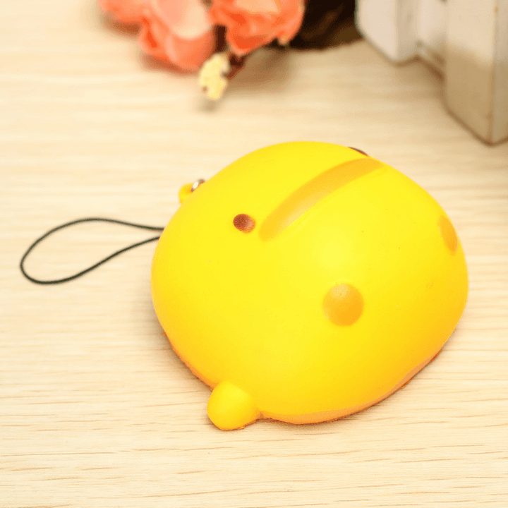 Squishy Yellow Duck Soft Cute Kawaii Phone Bag Strap Toy Gift 7*6.5*4Cm - Trendha