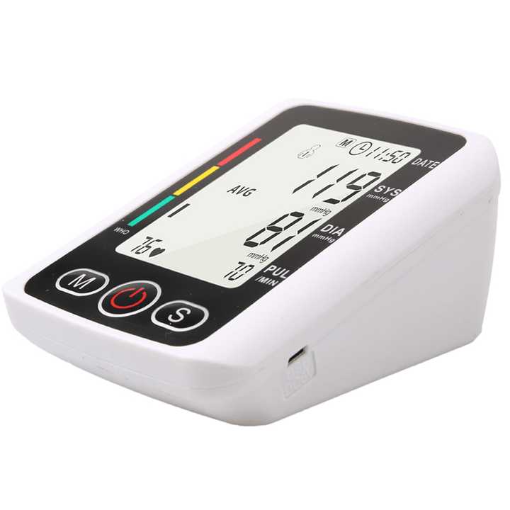 Boxym Wrist Blood Pressure Monitor Home Automatic BP Monitor Irregular Heart Beat Detection Cuff Arm Large LCD Displ Sphygmomanometer - Trendha