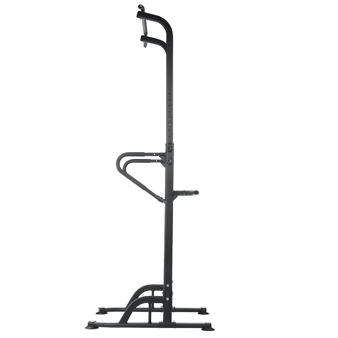 Power Tower Chin up Bar Push Pull up Bar Knee Raise Weight Bench Gym Station - Trendha