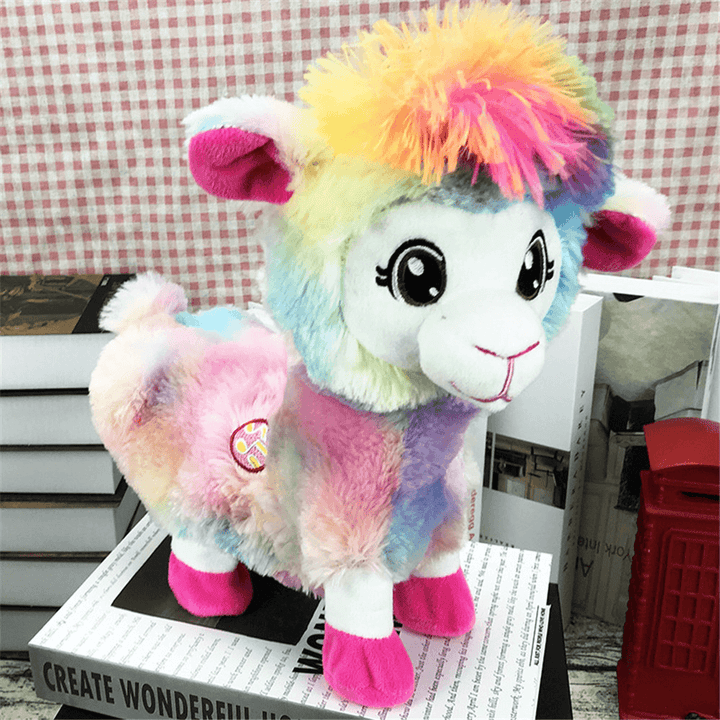 Electric Hip Alpaca Boppi Pets Twisting Rhea Electric Plush Toy - Trendha
