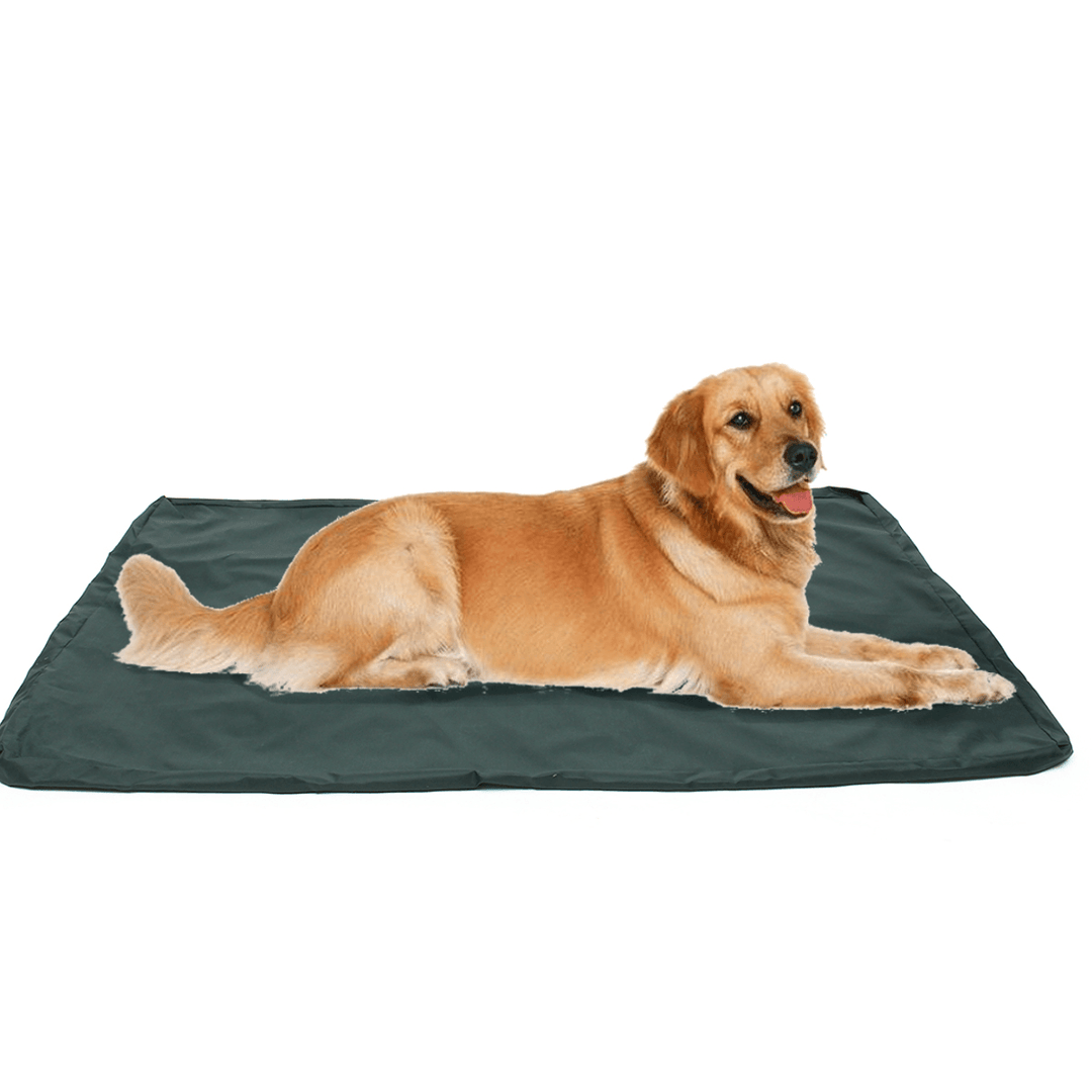 Home Waterproof Dog Bed Large Washable Cover Pet Mat Pad Cushion Red Bone - Trendha