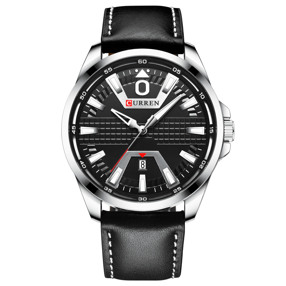 CURREN 8379 Casual Style Men Wrist Watch Calendar Luminous Display Quartz Watches - Trendha