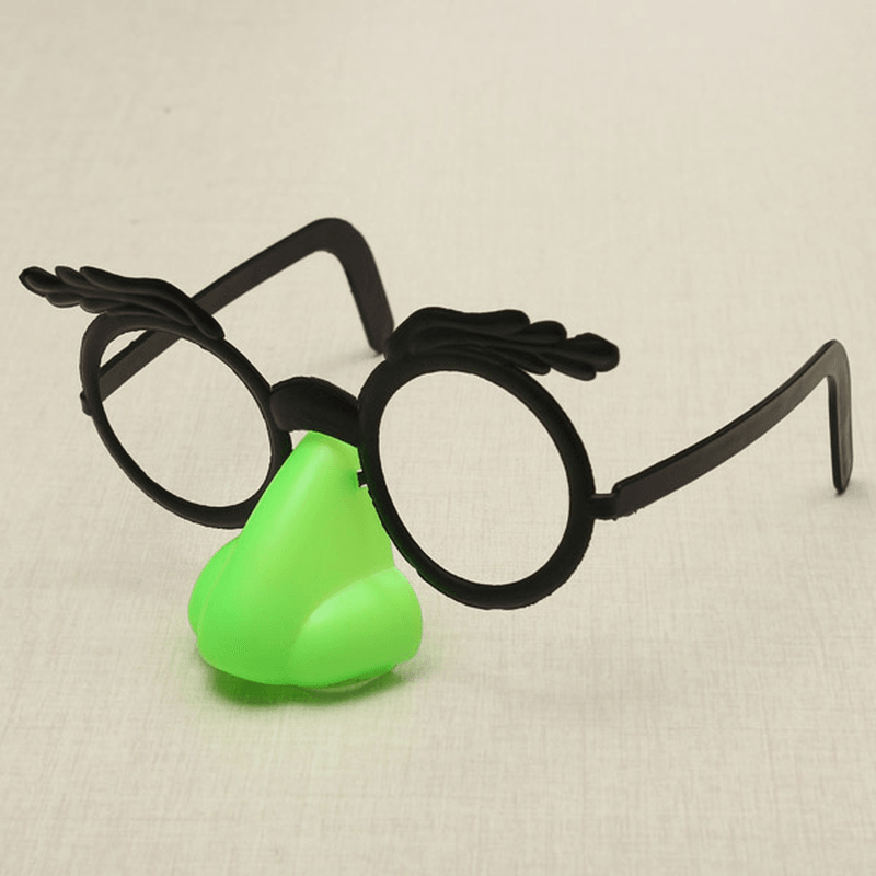Funny Glasses with Big Nose and Mustache Clown Toys - Trendha