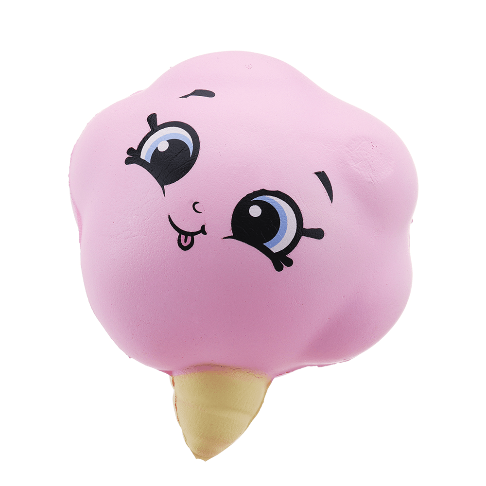 Meistoyland Squishy Slow Rising Squeeze Toy Stress Ice Cream Cotton Candy Gift - Trendha