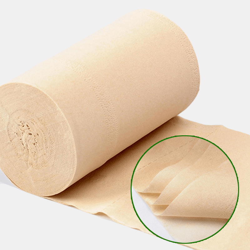 50 Rolls Coreless Bamboo Paper Towel Ultra Soft Toilet Paper for Home Hotel Cafe Shop Restaurant - Trendha