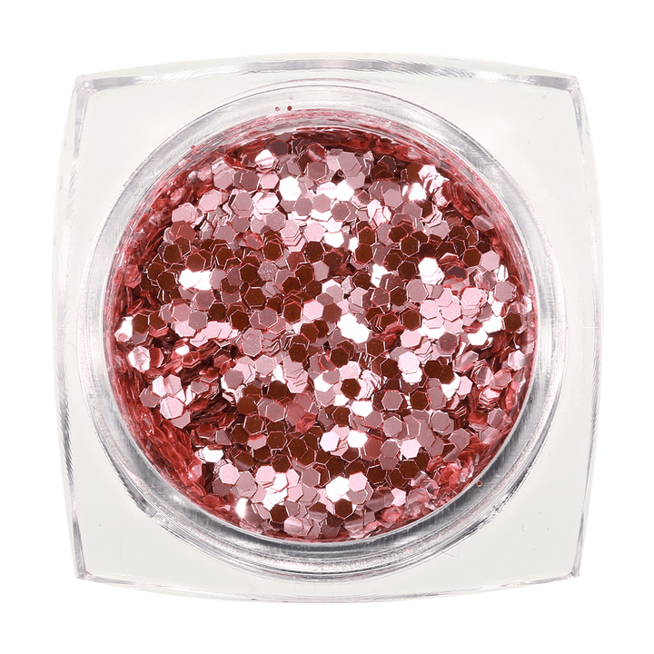 6 Bottles of Pink Superfine Glitter Small Sequin Nail Glitter Set - Trendha