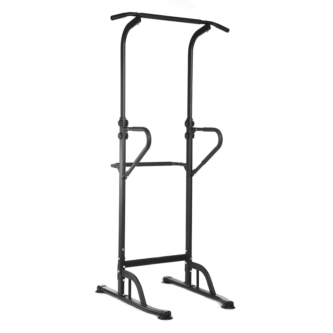 Power Tower Chin up Bar Push Pull up Bar Knee Raise Weight Bench Gym Station - Trendha