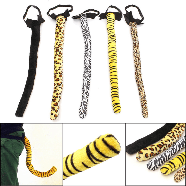 Adult Fur Clip on Animal Tails Fancy Dress Costume Halloween Prop Cosplay Party - Trendha