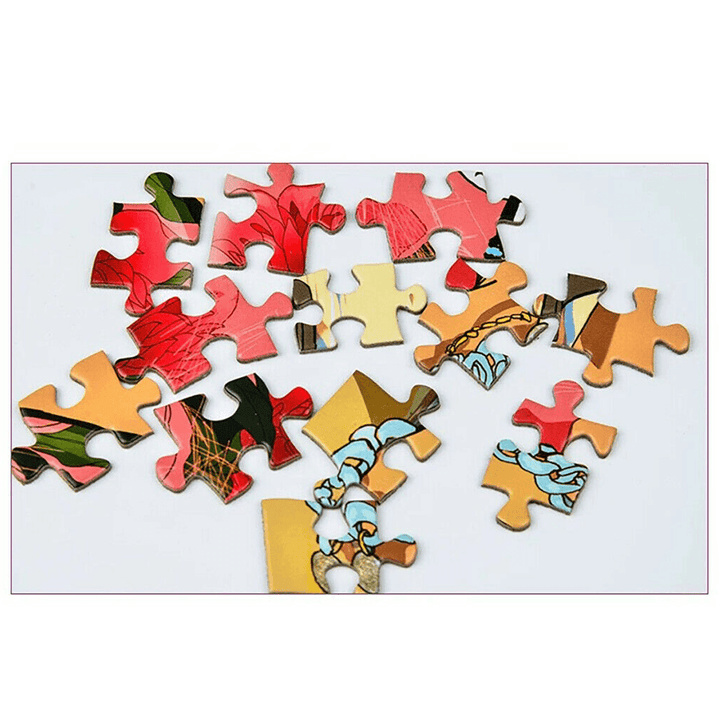 1000 Piece Jigsaw Puzzle Toy DIY Assembly Cardboard Landscapes Decompression Game Puzzle Toy - Trendha