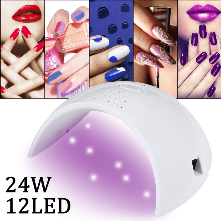 UV Lamp for Manicure LED Nail Dryer Lamp Sun Light Curing All Gel Polish Drying UV Gel USB Smart Timing Nail Art Tools - Trendha