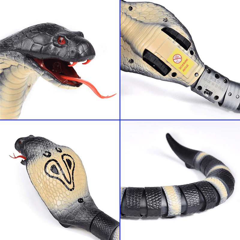 Electric Tricky Infrared Remote Control Tongue Retractable Induction Simulation Rattlesnake Remote Control Whole Indoor Toys - Trendha