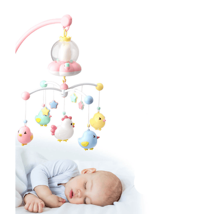 Baby Mobile Crib Bed Bell Electric Sing Song Box Cute Toys - Trendha