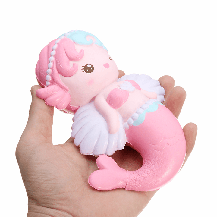 Oriker Squishy Angel Mermaid 16Cm Soft Sweet Slow Rising Original Packaging Collection Gift Decor - Trendha