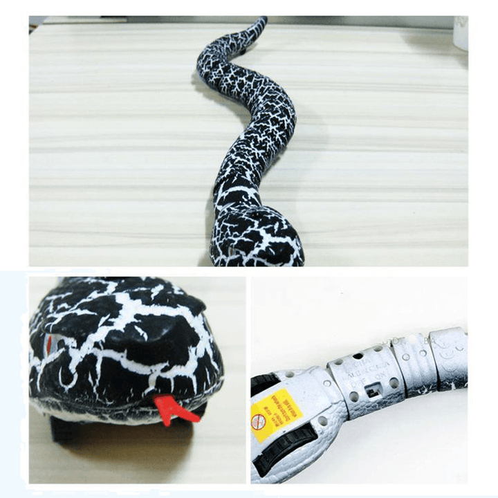 Creative Simulation Electronic Remote Control Realistic RC Snake Toy Prank Gift Model Halloween - Trendha