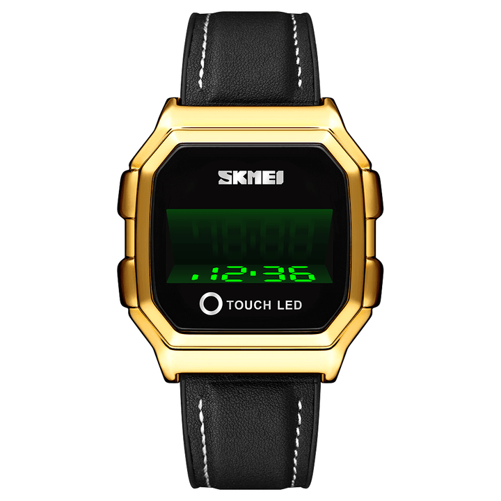 SKMEI 1650 Sport Men Watch Date LED Creative Display Waterproof Fashion Digital Watch - Trendha