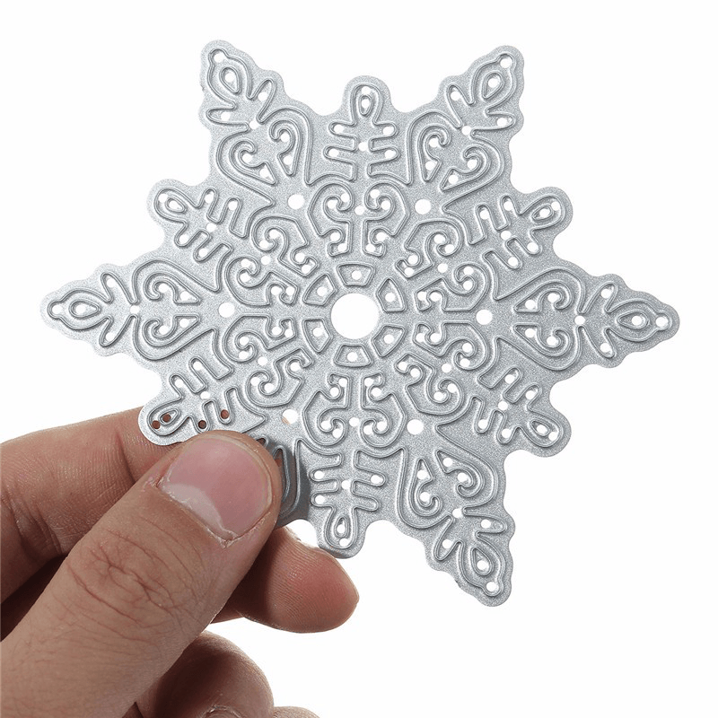 Metal Snowflake Christmas Cutting Dies DIY Scrapbooking Album Paper Card Decor - Trendha