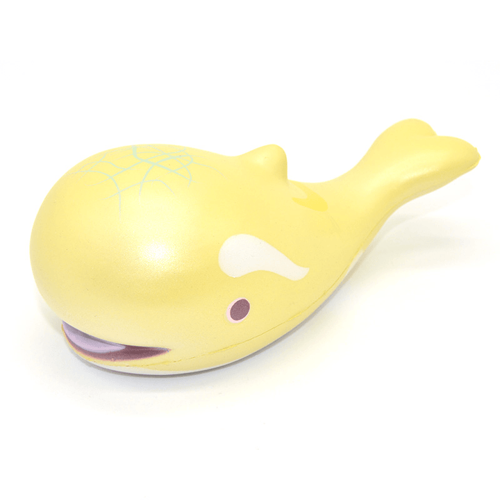 Kiibru Squishy Whale Licensed Slow Rising Original Packaging Animals Soft Collection Gift Decor Toy - Trendha