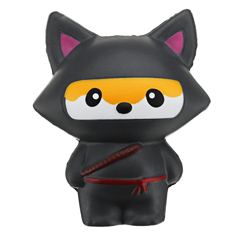 14Cm Cute Jumbo Squishy Ninja Cat Fox Panda Scented Super Slow Rising Kids Toy Gift - Trendha