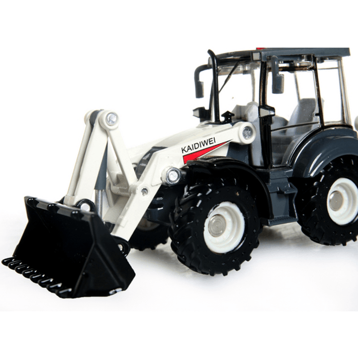 1:50 Alloy ABS Diecast Excavator 4 Wheel Loader Two Way Forklift Bulldozer Backhoe Loader Model Truck Toys Gifts Collection - Trendha