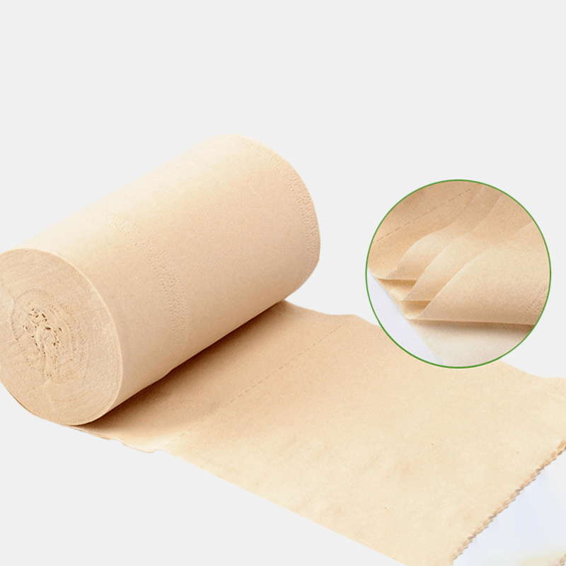 50 Rolls Coreless Bamboo Paper Towel Ultra Soft Toilet Paper for Home Hotel Cafe Shop Restaurant - Trendha
