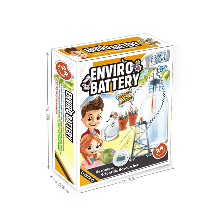 Nature Generator Connection Operation DIY Enviro Battery Science Education Toy Set - Trendha