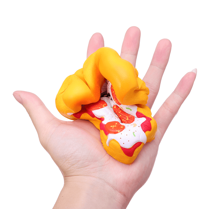 Kiibru Pizza Squishy 14.5*13.5*5Cm Slow Rising Soft Toy with Original Packing - Trendha