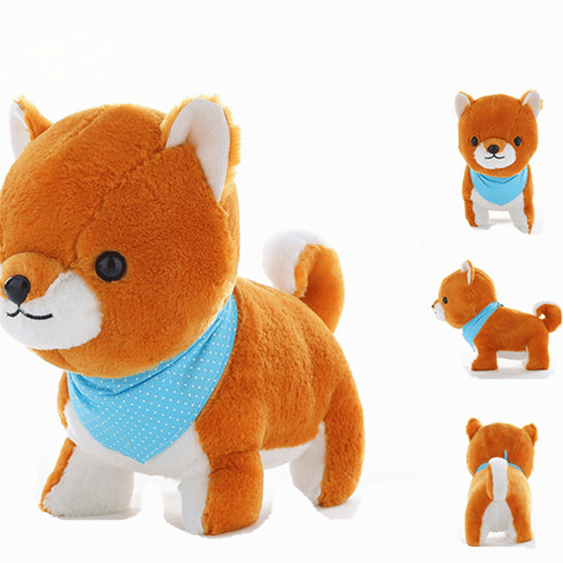 40CM Creative Simulation Super Cute Little Amuse Firewood Dog Plush Toys Baby Children Birthday Gift - Trendha