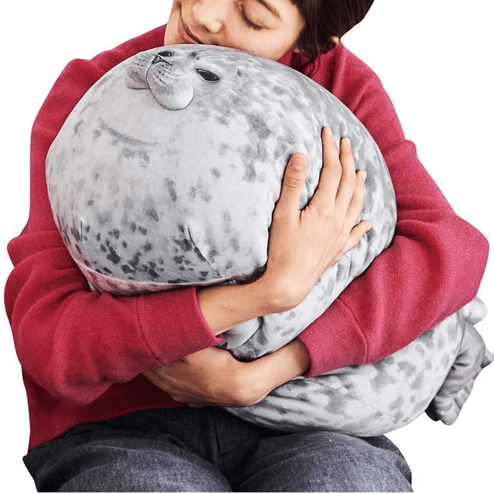 40/60 CM Chubby Blob Seal Pillow Stuffed Cotton Plush Ocean Animal Cute Toy for Gifts - Trendha