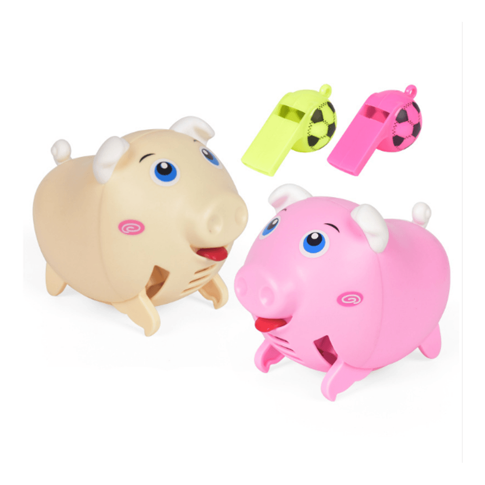 Whistle Pig Voice-Activated Induction Electric Children'S Toys Lighting Music Whistling Can Run - Trendha