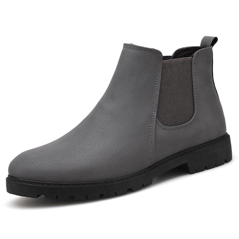 PU face men's Martin boots - Trendha