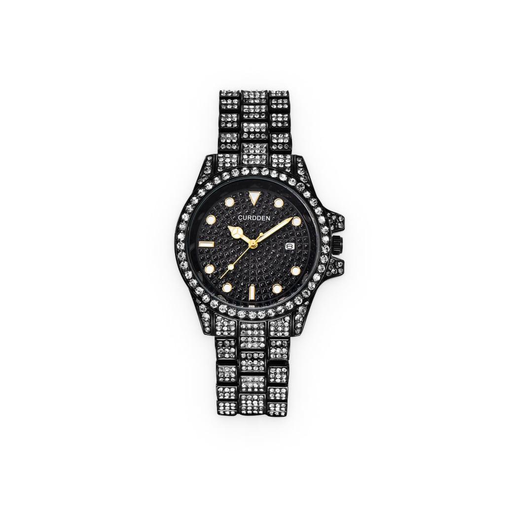 Black Circle Watch - Trendha