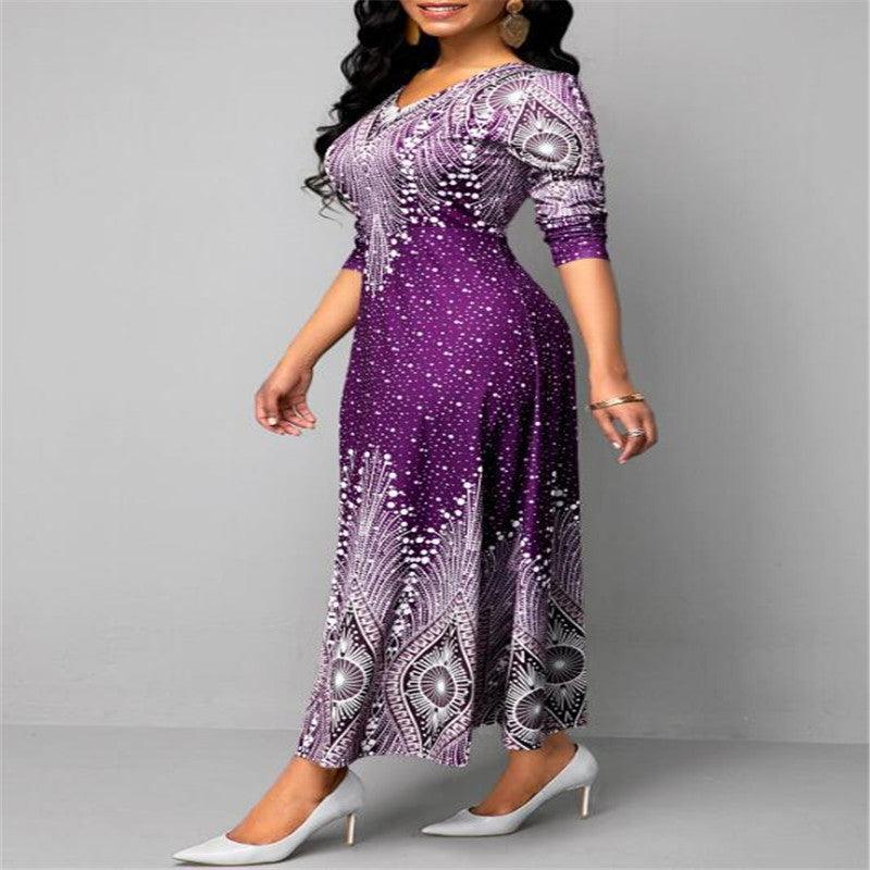 Long sleeve maxi dress - Trendha