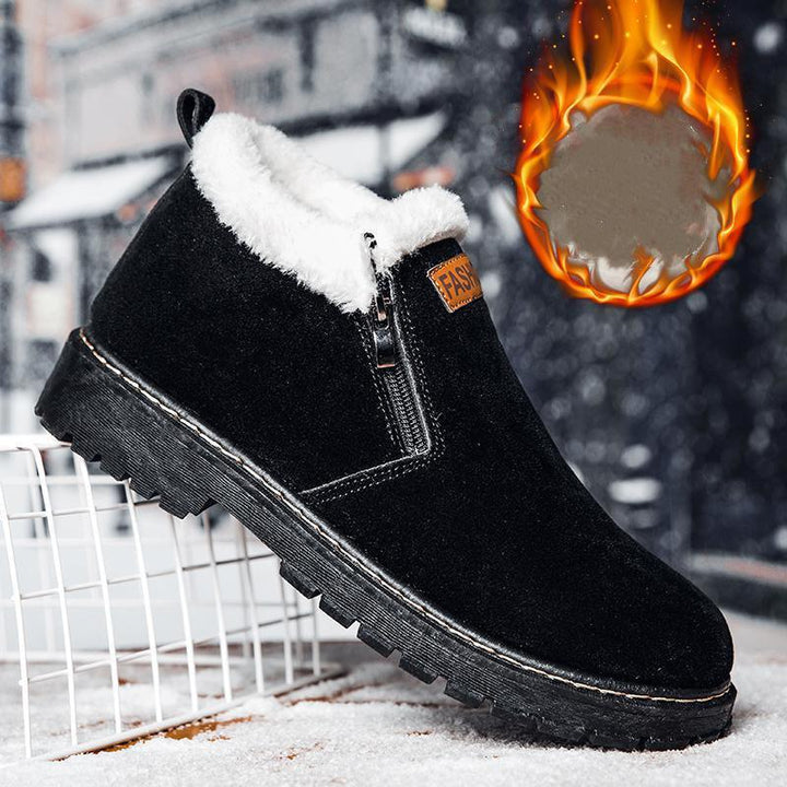 Winter Cotton Shoes Warm High-top Cotton Shoes Cotton Boots Snow Boots Plus Velvet - Trendha