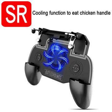 Game Pubg SR2 The 5 Generation Mobile Controller Trigger Shooter Game Handle 4 In 1 Mobile Power Cooling Fan 2000 / 4000mah - Trendha